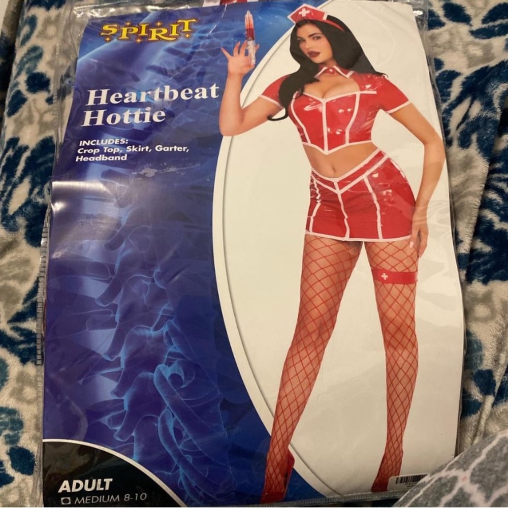 Spirit Heartbeat Hottie Costume - Red and White